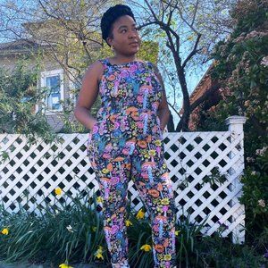 NWT Nooworks Magic Mushroom Overalls - Small